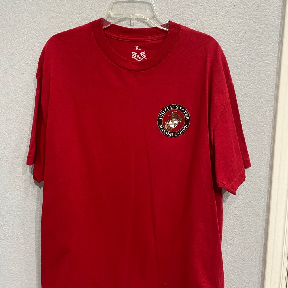 Bundle of (2) items Men’s RED Rapid Dominance T-shirt + USMC hat / Extra Large